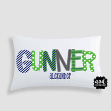 Load image into Gallery viewer, Personalized Pillow Cases | Pillowcases for Boys | Pillowcases for Girls | Monogrammed Pillowcases