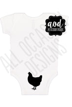 Load image into Gallery viewer, Guess What Chicken Bodysuit for Baby | Baby Bodysuit | Baby shower gift | Coming home outfit