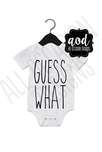 Load image into Gallery viewer, Guess What Chicken Bodysuit for Baby | Baby Bodysuit | Baby shower gift | Coming home outfit