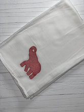 Load image into Gallery viewer, Embroidered Elephant Kitchen Hand Towel | Embroidered Flour Sack Tea Towel | Home Decor | Dorm Decor