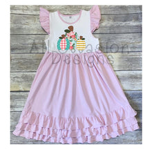 Load image into Gallery viewer, Angel Flutter Dress | Personalized Dress | Valentines Dress | Easter Dress | Monogrammed Dress
