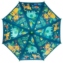 Load image into Gallery viewer, Kids Color Changing Zoo FriendsUmbrella | Umbrella | Easter Basket Gifts| Valentines Day Gifts | Kids Umbrellas