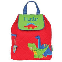 Load image into Gallery viewer, Boys Toddler Backpack | Quilted Backpack | Preschool Backpack | Boys Backpack | Stephen Joseph Backpack | Personalized Diaper Bag