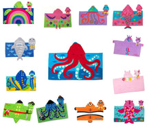 Load image into Gallery viewer, Hooded Bath Towel | Hooded Beach Towel | Hooded Towel | Boys Hooded Towel | Girls Hooded Towel | Towel