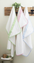 Load image into Gallery viewer, Monogrammed Seersucker Hooded Towel | Personalized Hooded Towel | Seersucker Hooded Towel