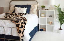 Load image into Gallery viewer, Wild Side Blanket | Leopard Blanket | Monogrammed Blanket | Super Soft Blanket | Personalized Leopard Blanket | Christmas Gifts | Monogram