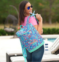 Load image into Gallery viewer, Back Pack Cooler Bag | Personalized Cooler | Beach Cooler | Personalized Cooler | Monogrammed Cooler