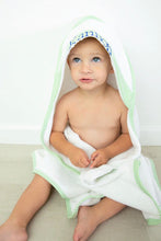 Load image into Gallery viewer, Monogrammed Seersucker Hooded Towel | Personalized Hooded Towel | Seersucker Hooded Towel