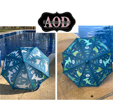 Load image into Gallery viewer, Kids Color Changing Shark Umbrella | Umbrella | Easter Basket Gifts| Valentines Day Gifts | Kids Umbrellas