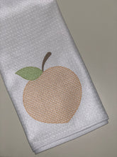 Load image into Gallery viewer, Peach Dish Towel | Waffle Weave Dish Towel | Peachy Towel