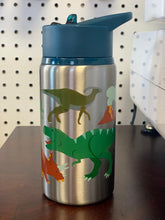 Load image into Gallery viewer, Dinosaur Stainless Steel Flip Top Bottle | Kids Flip Top Bottle | Dino stainless steel bottle | Drink Flip Top Drink ware