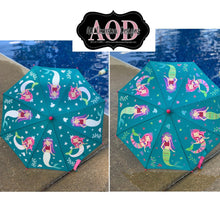 Load image into Gallery viewer, Kids Color Changing Mermaid Umbrella | Umbrella | Easter Basket Gifts| Valentines Day Gifts | Kids Umbrellas