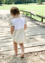 Load image into Gallery viewer, Girls Flutter Bubble | Tan Sleeve Flutter Bubble