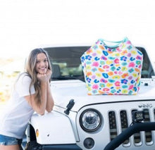 Load image into Gallery viewer, Multicolor Leopard Print Beach Tote| Beach Tote | Mothers Day Gift