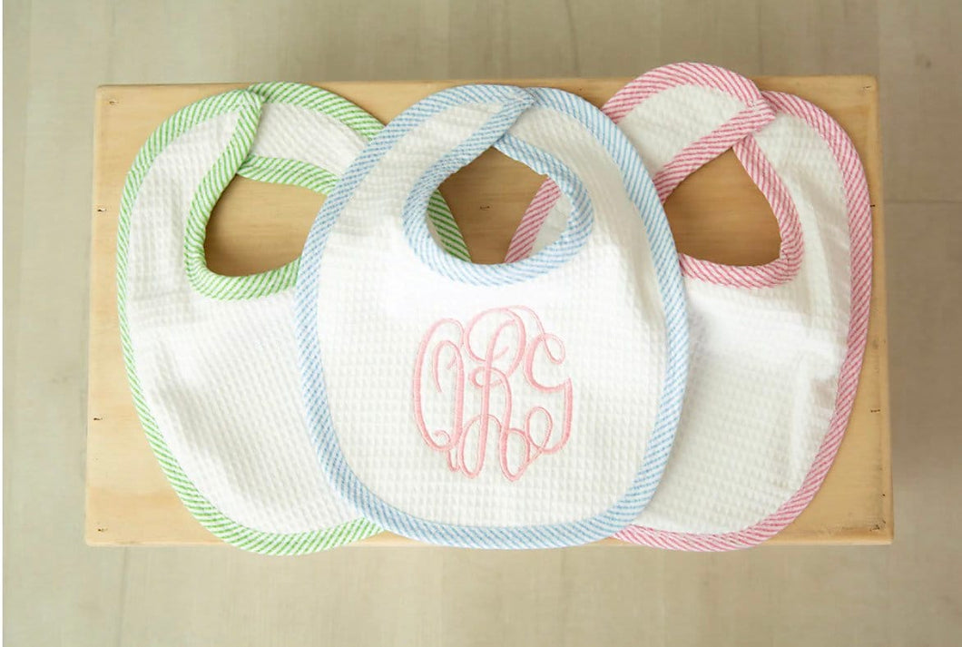 One Burp + Bib Combo Set | Personalized Bib and Burp Cloth Set | Monogrammed Bib and Burp Cloth Set